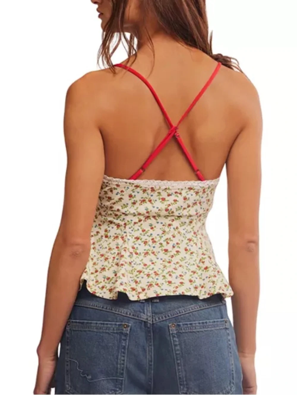 Free People Sammi Tank in antique ivory M